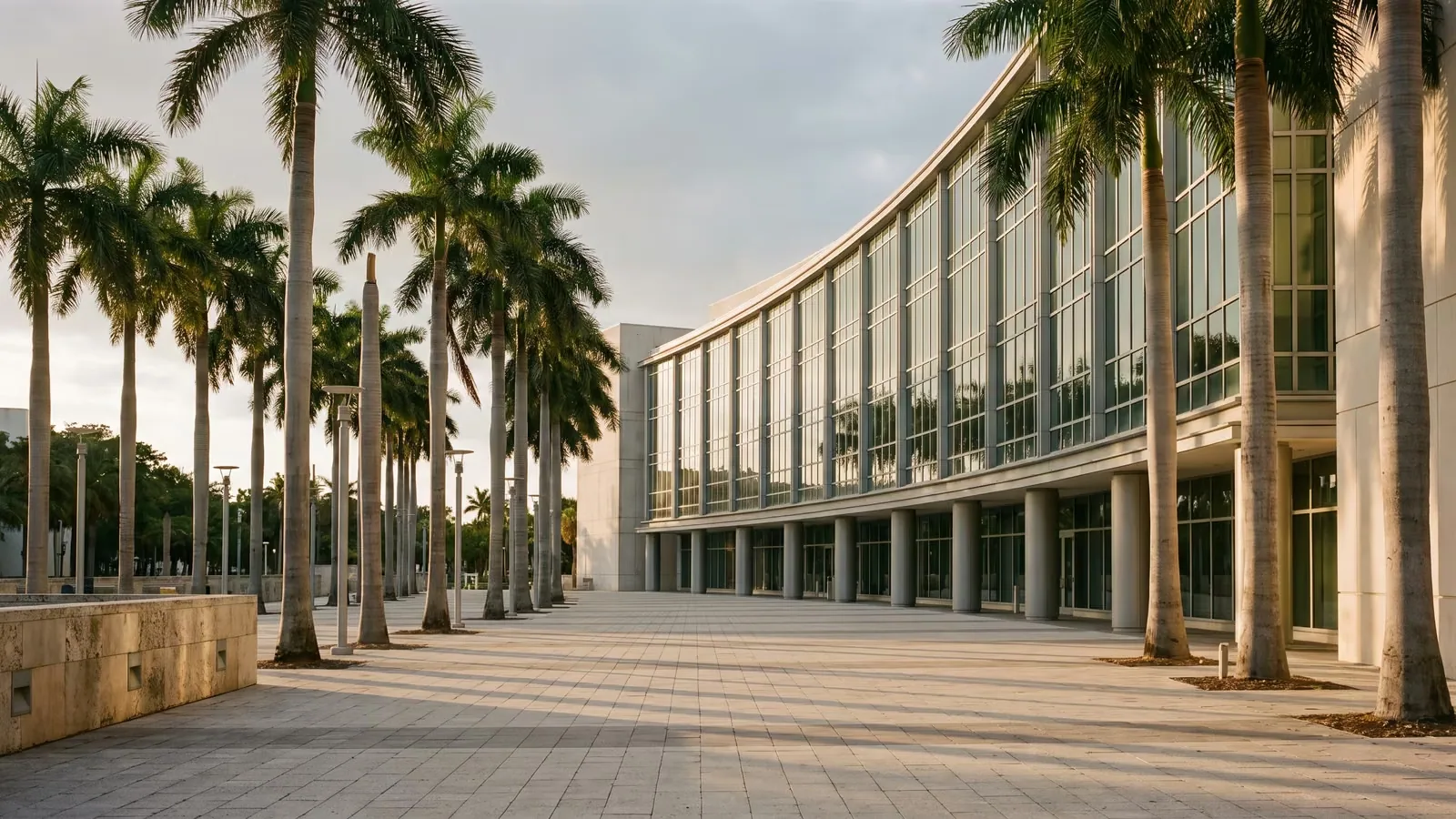 The federal courthouse in downtown Miami on a quiet afternoon.