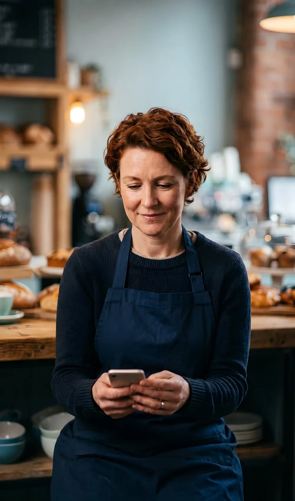 A Google Business Profile listing open on a phone
